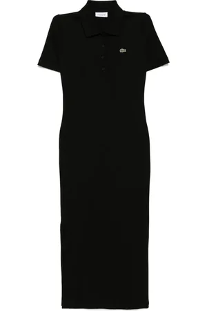 Lacoste Vestido con cuello de polo