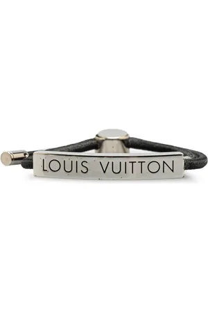 LOUIS VUITTON Pulsera LV Space Bracelet de acero inoxidable y nylon 2019
