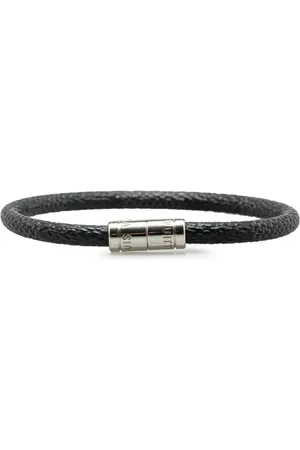 LOUIS VUITTON Pulsera Keep It Bracelet con lona Damier Graphite característica 2011