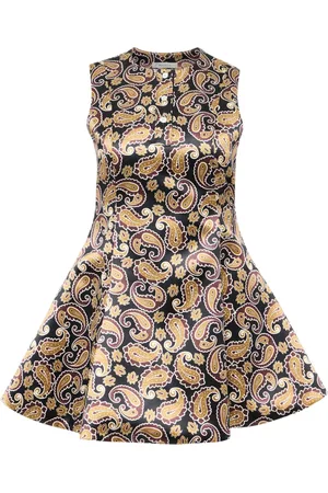 J.W.Anderson Vestido corto con motivo de cachemira