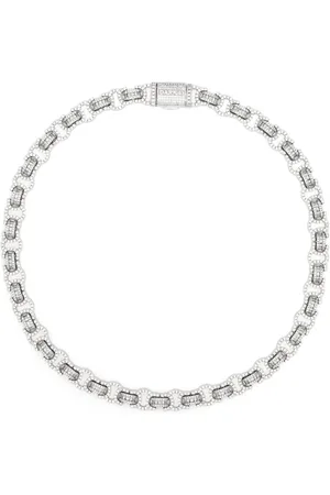 DARKAI Collar con aplique de cristales