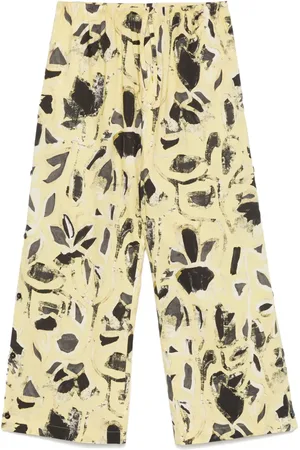 Federico Cina Pantalones con estampado gráfico