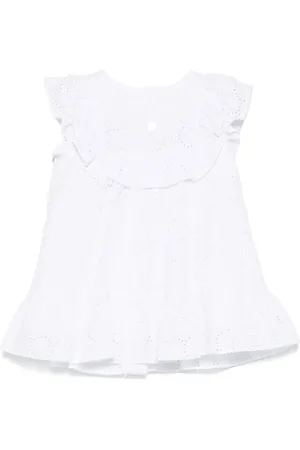PATACHOU Vestido con bordado inglés