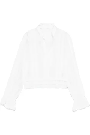 CENERE GB Blusa bordada