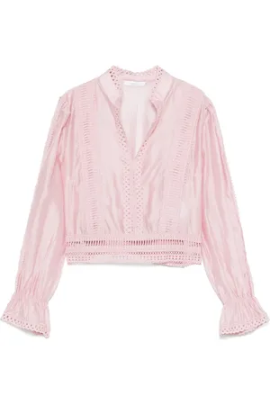 CENERE GB Blusa bordada