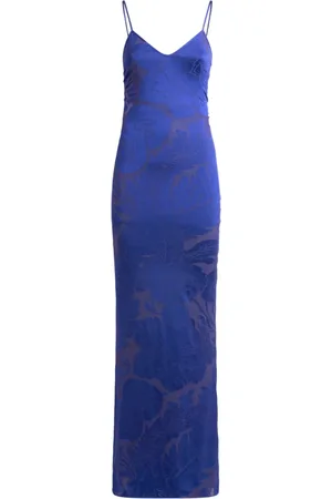 Etro Vestido con motivo floral en jacquard