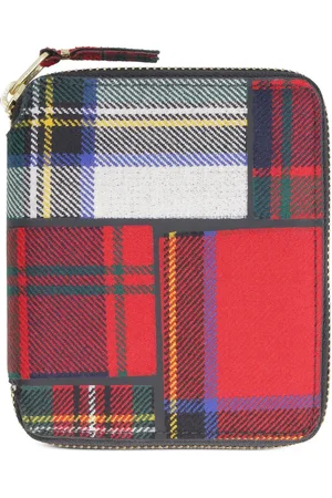 Comme des Garçons Cartera a cuadros tartán