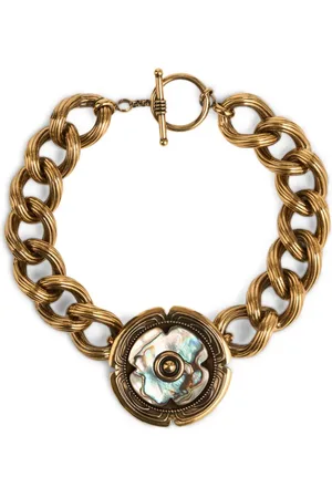 Etro Collar con motivo floral