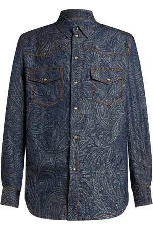 Etro Sobrecamisa vaquera en jacquard