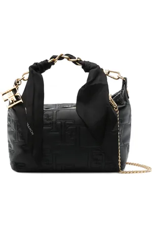 Elisabetta Franchi Bolso shopper con logo acolchado