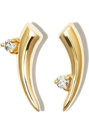 Adina Reyter Pendientes XO con diamantes