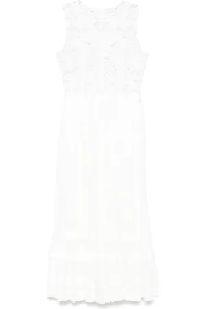 CENERE GB Vestido largo a paneles