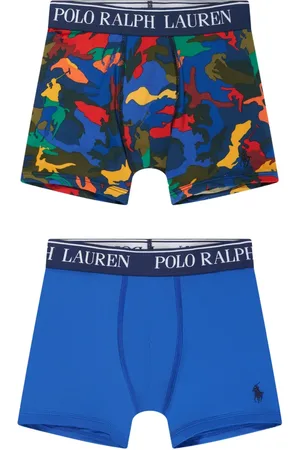 Ralph Lauren Bóxer con logo en la cintura