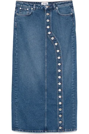 Jean Paul Gaultier Falda midi vaquera