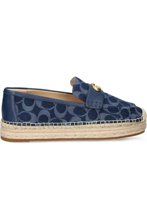 Coach Alpargatas con logo en jacquard