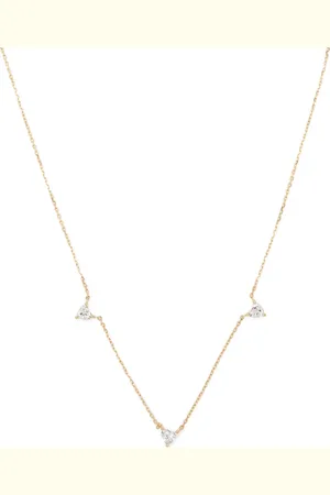 Adina Reyter Collar Love en oro amarillo de 14 ct con diamantes