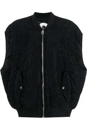 Khrisjoy Chaleco acolchado con detalles de strass