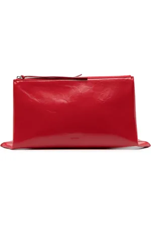 Jil Sander Bolso de mano con logo en relieve
