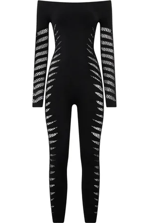 Roberto Cavalli Mono largo con efecto rasgado