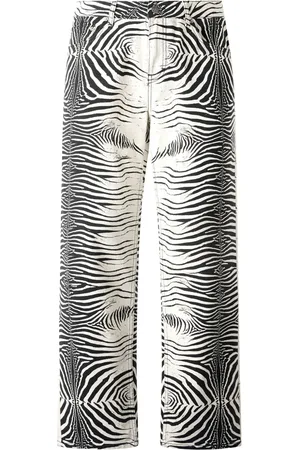Roberto Cavalli Pantalones con tigre estampado