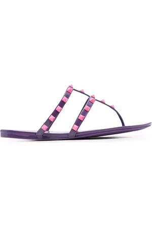 VALENTINO GARAVANI Sandalias Rockstud planas