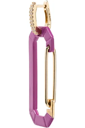 Eera Pendiente Chiara en oro blanco de 18kt con diamantes