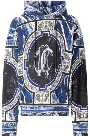 Roberto Cavalli Sudadera con capucha de algodón