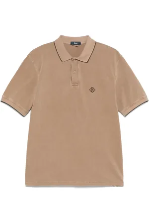 HERNO Polo con logo bordado