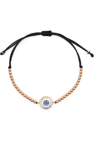 ANIL ARJANDAS Pulsera Evil Eye en oro rosa de 18 ct con diamantes y múltiples piedras