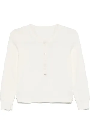 Chloé Camiseta con cuello henley