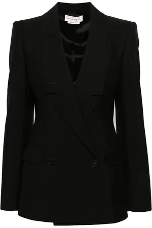 Alexander McQueen Blazer con doble botonadura