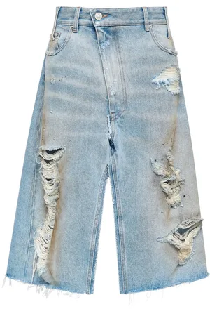 Maison Margiela Falda vaquera con detalles rasgados