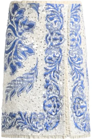 Etro Falda con detalle de lentejuelas