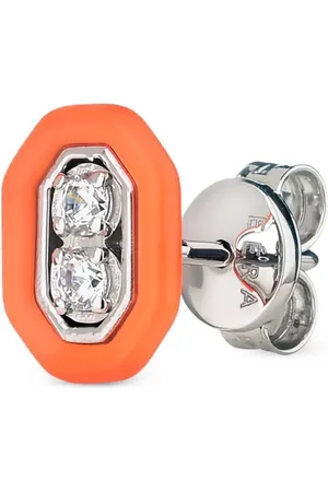 Eera Pendiente Roma en oro blanco de 18 ct con diamantes