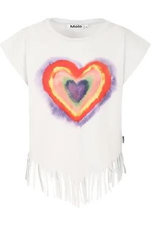 Molo Camiseta con dobladillo deshilachado