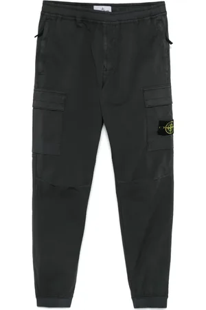 Stone Island Pantalones cargo con motivo Compass
