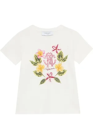 Roberto Cavalli Camiseta con estampado floral