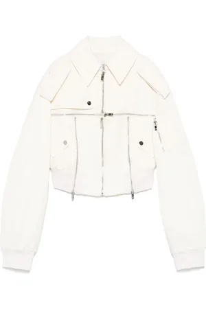 Rokh Chaqueta bómber con detalles de cremalleras