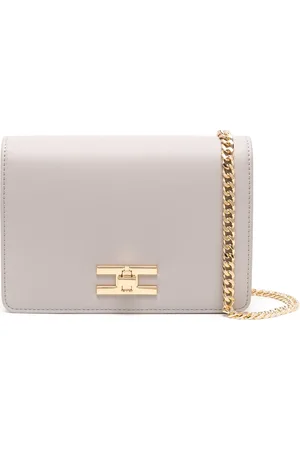 Elisabetta Franchi Bandolera con placa del logo