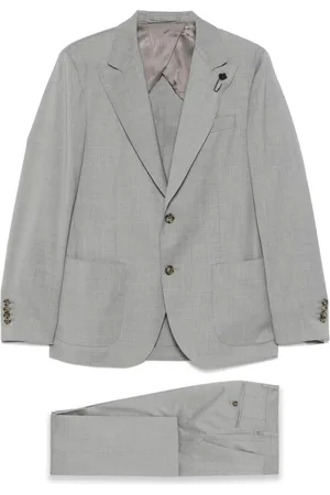 LARDINI Traje con detalle de broche
