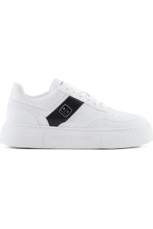 Armani Exchange Zapatillas con placa del logo