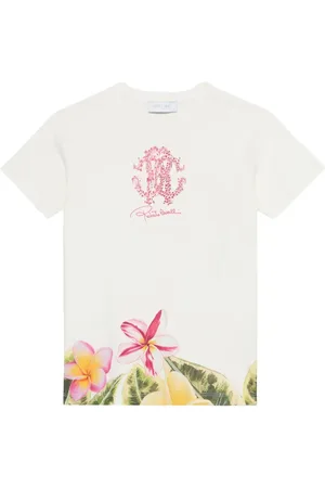 Roberto Cavalli Camiseta con estampado floral