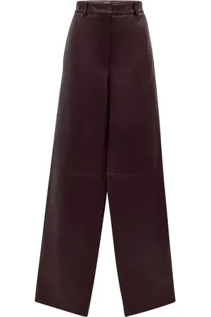 CO Pantalones de talle medio