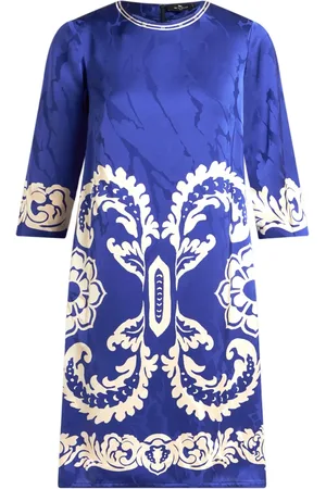 Etro Vestido midi con motivo en jacquard