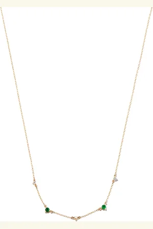 Adina Reyter Collar Amigos en oro amarillo de 14kt