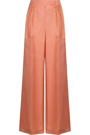 Max Mara Pantalones de seda