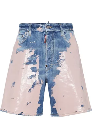 Dsquared2 Bermudas con pintura estampada