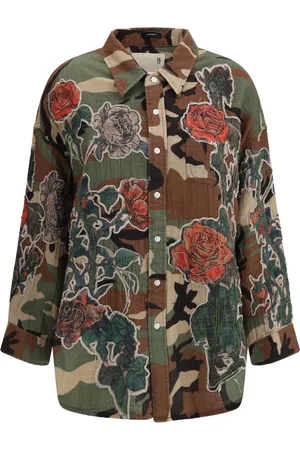 R13 Camisa con estampado militar