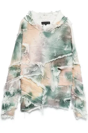 Who Decides War Sudadera con motivo militar y capucha