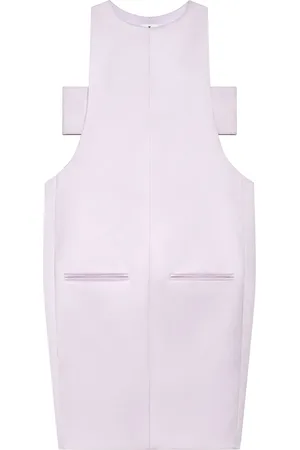 Courrèges Vestido corto estilo scuba
